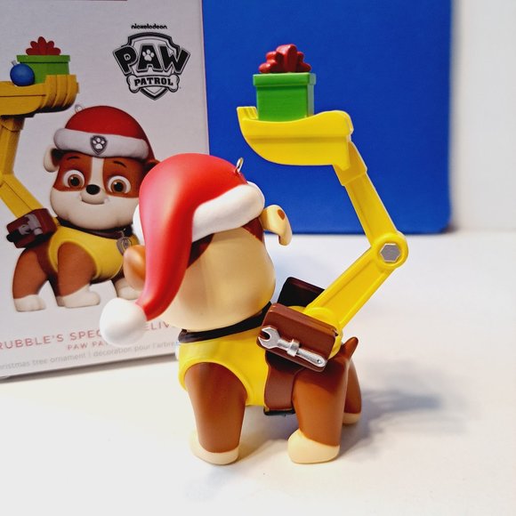Hallmark Keepsake Ornament - PAW Patrol Rubble's Special Delivery' 2023 … - Picture 6 of 8